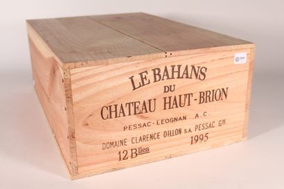 null 1995 - Bahans Haut Brion

Pessac-Léognan Rouge - 12 blles