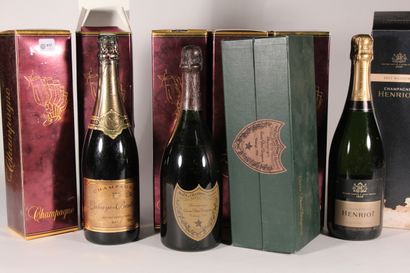 null 1976 - Dom Pérignon 

Champagne - 1 blle (dans son coffret)

2000 - Henriot

Champagne...