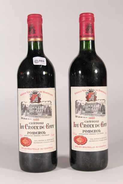null 1988 - Château La Croix de Gay

Pomerol Rouge - 2 blles