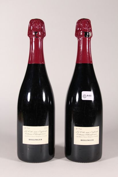 null 2002 - Bollinger "AY rouge", La Côte aux Enfants

Champagne - 2 blles