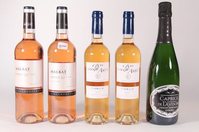 null 2013 - Château Malbat

Bordeaux Rosé - 2 bottles 2014 - Château Malbat

Bordeaux...