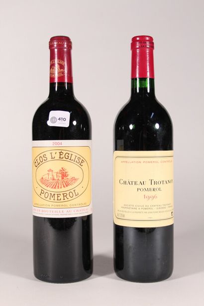 null 1996 - Château Trotanoy

Red Pomerol - 1 bottle 

2004 - Clos l'Église

Red...