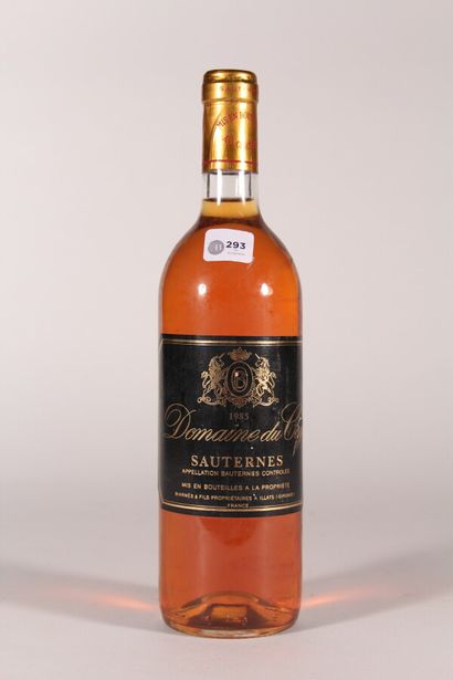 null 1985 - Domaine du Coy

Sauternes - 1 bottle