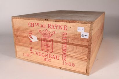 null 1986 - Château de Rayne Vigneau

Sauternes - 12 blles CBO