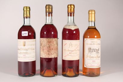 null 1965 - Château Filhot

Sauternes Blanc - 1 bouteille (niveau très légérement...