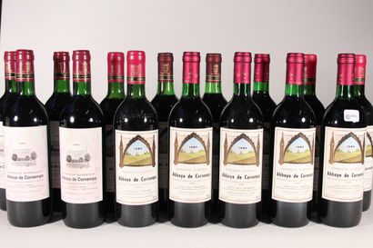 null 1985 - Abbaye de Cornemps

Bordeaux Superieur Red - 4 bottles 

1987 - Cornemps...