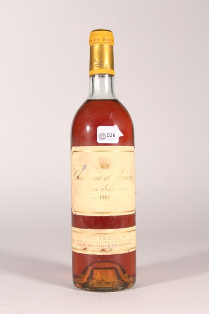 null 1981 - Château d'Yquem

Sauternes - 1 bottle
