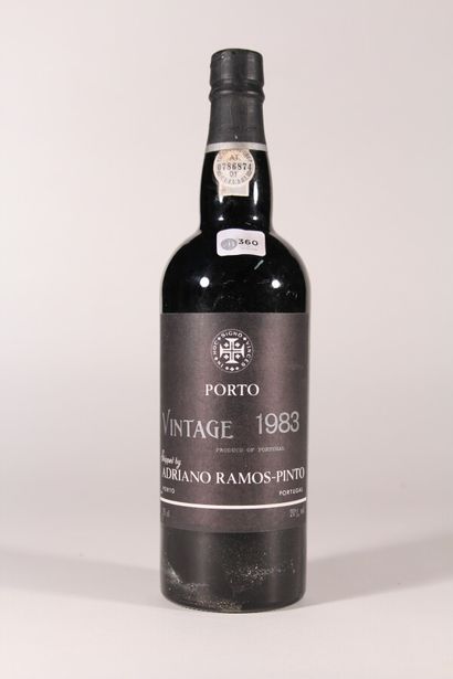 null 1983 - Adriano Ramos Pinto Port

Port - 1 bottle