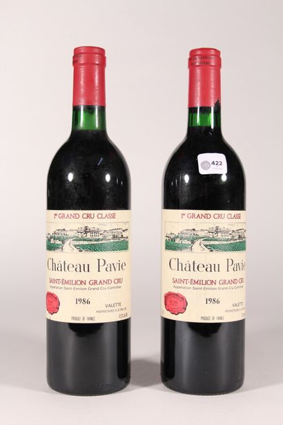 null 1986 - Château Pavie

Saint-Emilion Red - 2 bottles