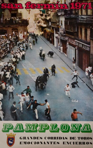 null AFFICHE PAMPLONA 1971

San Fermín.

Photographie d'après Javier Cejuela.

99...