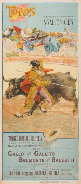 null CARTEL DE MANO

Toros de Valencia - Julio, de 1915.

Imp. Lithographique E....