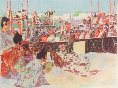 null D'APRÈS Alexandre LUNOIS (1863-1916)

Fiesta campera.

Lithographie couleurs...