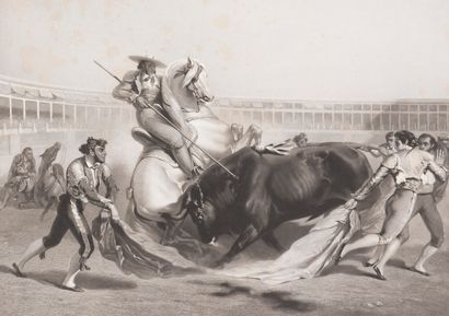 null GINAIN (Eugène)

2 grandes gravures en noir "La course de taureaux" : 

Le picador...