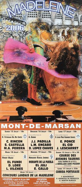null AFFICHE ARÈNES DU PLUMAÇON

Mont-de-Marsan 1998.

Festival Taurin.

Dimanche...