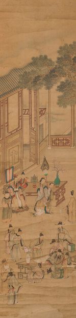 null THREE INK AND COLOUR PAINTINGS ON PAPER

China, 19th/ 20th century.

The first...
