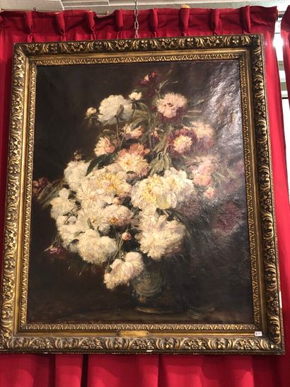 null Alexis KREYDER (1839-1912)

Bouquet of peonies.

Oil on canvas, signed lower...