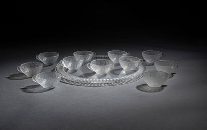 null René LALIQUE (1860-1945) 

Jaffa, models created in [1931].

Important set composed...