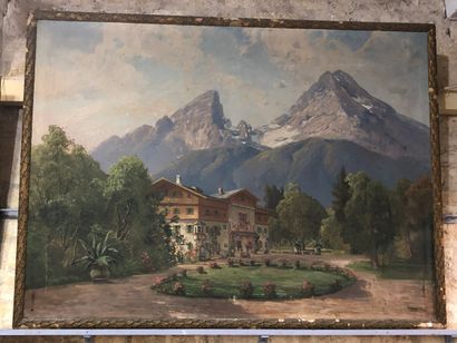 null SIR Charles John HOLMES (1868-1936)

Paysage suisse. (Interlaken, montagnes...