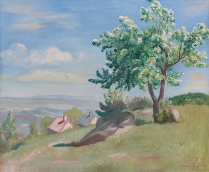 null Louis CHARLOT (1878-1951)

Pear tree in bloom.

Oil on canvas, signed lower...