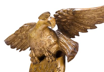 null EAGLE WITH SPREAD WINGS IN CARVED AND GILDED WOOD

symbolizing the Confederate...
