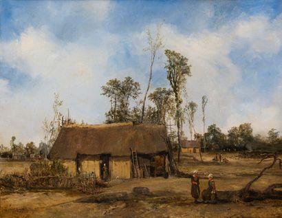 null Frédéric de MERCEY (1805-1860)

Animated landscape, 1833.

Oil on canvas, signed...