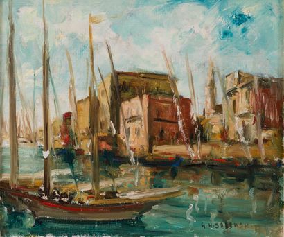 null Georges SABBAGH (1887-1951)

Chantier naval au Caire, Ile de Rodah.

Huile sur...