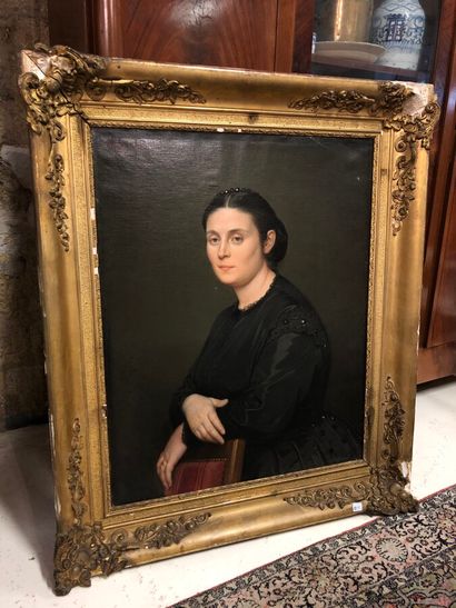 null Romain CAZES (1810-1881)

Portrait de femme.

Huile sur toile, signée et datée...