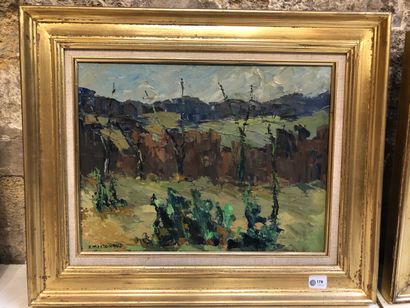 null R. MARTRINCHARD (XXth)

Landscape.

Oil on panel signed lower left.

27 x 35...