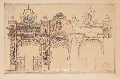 null Théodore BAER (18441895),

pour la maison Belloir et Vazelle

Projet de pavillon...