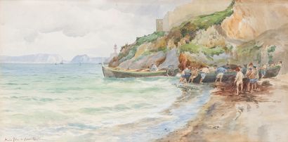 null Anna PALM DE ROSA (1859-1924)

The Bay of Baïa.

Watercolour signed and located...