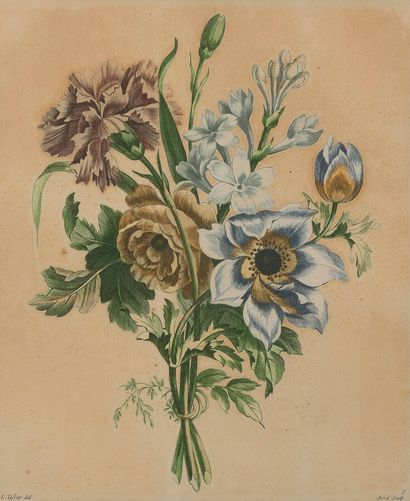 null Set of about 20 color engravings 

"Botanicals

Engravings extracted from 19th...