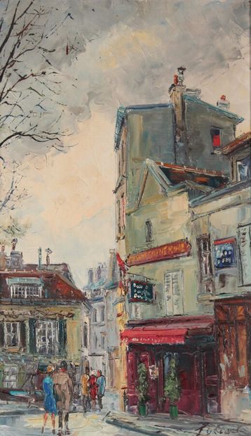 null Raphaël PARISSE (Né en 1969)

"Montmartre" 

Deux huiles sur toile en pendant,...