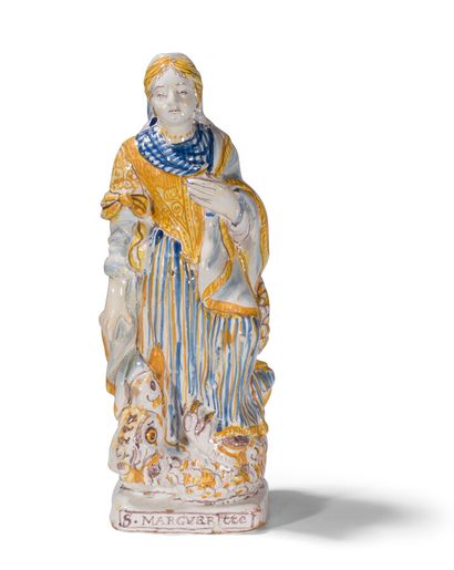 null Nevers

Earthenware statuette representing Saint Margaret slaying the dragon...