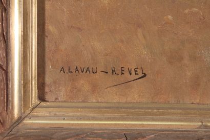 null A. LAVAU-REVEL

"Paysage"

Huile sur toile signée en bas à gauche "Lavau-Revel"

38...
