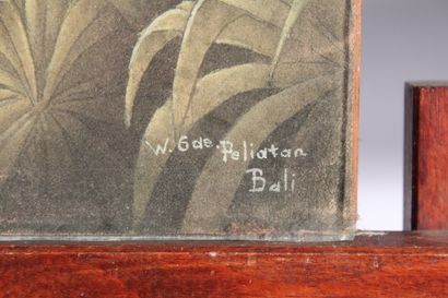 null Bali School

"Rice Plantation"

Painting on canvas signed lower right "Peliatan"...