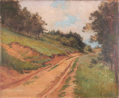 null 
E. RECULON-DUPONT




"About Boissy La Rivière. The path that goes up to the...