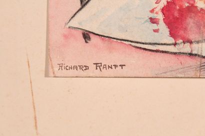 null Richard RANFT (1862-1931)

"L'essayage"

Aquarelle et fusain signée en bas à...