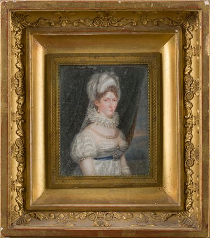 null Deux miniatures fin XVIIIème/début XIXème siècle

"Duchesse du Berry" et "Marie-Antoinette...