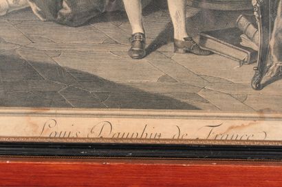 null Ensemble de gravures en noir XVIIIème siècle : 

- D'après Christ Wilh Bock

"Portrait...