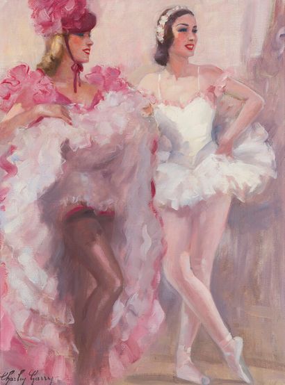 null Charley GARRY (1891-1973)

"Tutu, french cancans"

Oil on canvas signed lower...