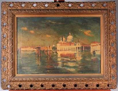 null École début du XXème siècle

"Vue de Venise"

Huile sur toile signée en bas...