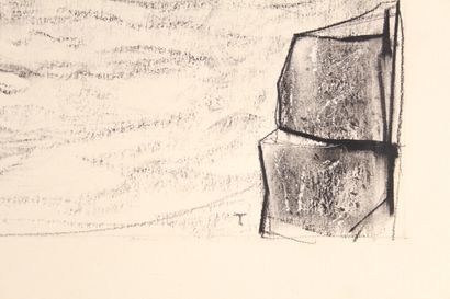 null Pierre THÉRON (1918-2000)

"Quays of Bordeaux

Charcoal

37 x 56 cm