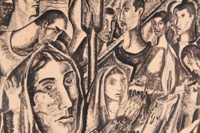 null Orlando PELAYO

"Spanish fishermen".

Ink 

39 x 32,5 cm

(Some fading)