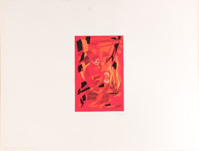 null Pierre THÉRON (1918-2000)

"Rouge et noir"

Acrylique sur papier 

Dimensions...