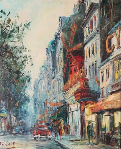 null Raphael PARISSE (born in 1969)

"The Moulin Rouge".

Oil on canvas signed lower...