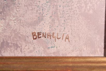 null Enrico BENAGLIA (Né en 1938)

"Le chef de gare"

Huile sur toile signée en bas...