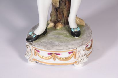 null Germany

Porcelain statuette representing a gentleman standing on a circular...