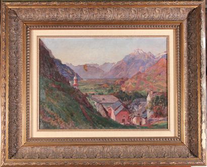 null H. HAVET

"The village in the valley

Oil on canvas signed down right

32 x...