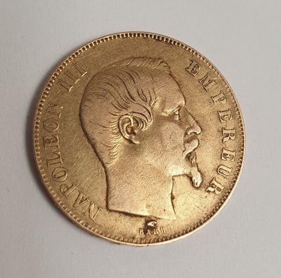null 1 gold coin 50 Francs - Napoleon III, 1857

weight : 16,10 g