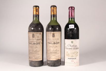 null 1956 - Château Prieuré Lichine

Margaux - 1 bottle (just)

1950 - Château Talbot

Saint-Julien...